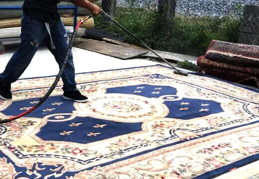 Rug Dusting Process